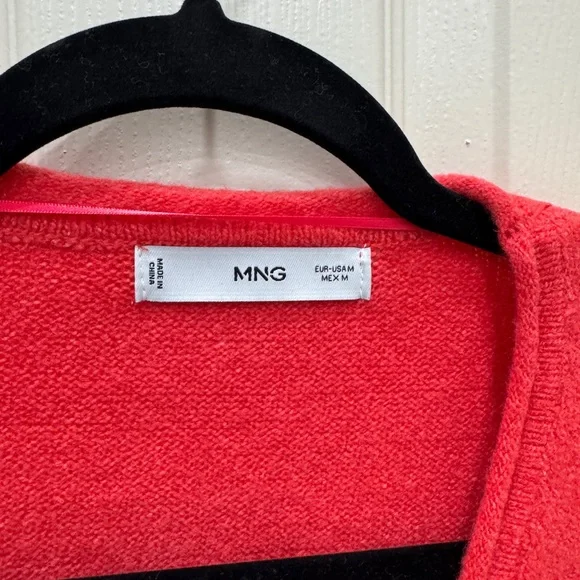 MANGO red cardi - Picture 3 of 12